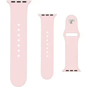 YENKEE YWB 010 AW Silikonový řemínek pro Apple Watch 38 40 41 mm růžová (8590669366002)