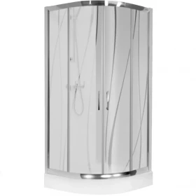 Sprchový kout čtvrtkruhový kp4/tx5b 80/190 w15 sb+bpza 2el glass protec
