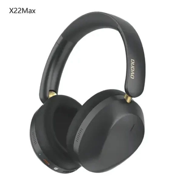Dudao X22Max ANC černá / Bezdrátová sluchátka / USB-C / Bluetooth 5.4 (198964)