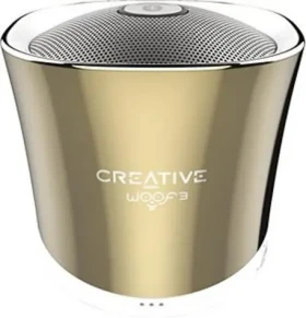 Creative WOOF3 zlatá / Přenosný bezdrátový reproduktor / Bluetooth+jack+USB / SD Slot (51MF8230AA003)