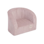 PLUSH NEST PLUSH NEST Dětské křesílko světle růžové, prémiový manšestr