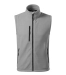 Exit fleece vesta unisex světle šedá XL