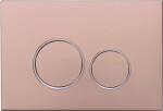 MEXEN - Fenix05 tlačítko splachovací růžové zlato /kompatibilní s Geberit Sigma UP300 a UP320/ 600505
