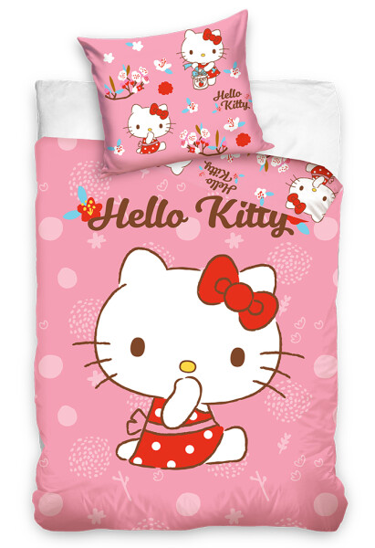 Povlečení do postýlky Hello Kitty Malá Mlsalka