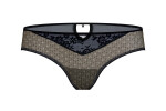 Hypnotic I S-331/1 černo-béžová tanga - Kinga XS
