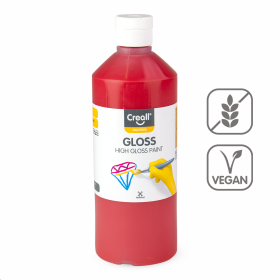 Creall barva s vysokým leskem Gloss, 500 ml, tmavě červená