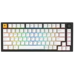Glorious GMMK Pro Black Slate 75% TKL černá / herní klávesnice / mechanická / spínače Fox / RGB / US Layout (GLO-GMMK-P75-FOX-B)