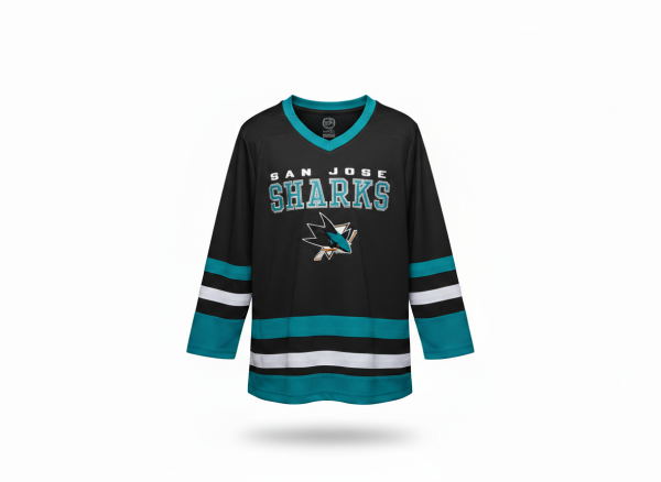 Outerstuff Dětský dres San Jose Sharks NHL Fashion Hockey Jersey Velikost: Dětské XXL (18 – 20 let)