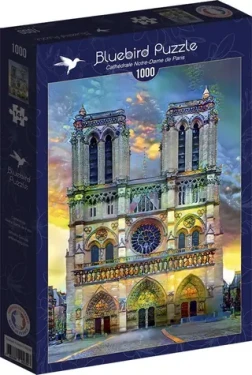 BLUEBIRD Puzzle Katedrála Notre-Dame, Paříž