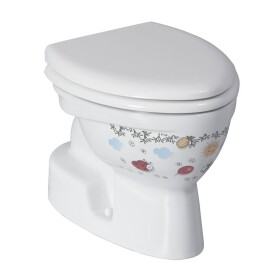 SAPHO - KID WC mísa kombi, spodní odpad, dekor CK300-11CB00E-FF00