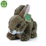 Plyšový králík hnědý ležící 17 cm ECO-FRIENDLY