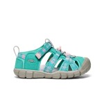 Dívčí sandály KEEN SEACAMP II CNX bright aqua/giggle pink - 29