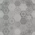 Dlažba Patchwork Hexagon Grey 60/60 Rekt.