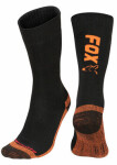 FOX Ponožky Black/Orange Thermolite Long Sock 40-43 (CFW116)