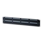 DIGITUS 19 Patch panel / nestíněný / 16 portů / neosazený / 1U / černá barva / RAL 9005 (4016032157441)