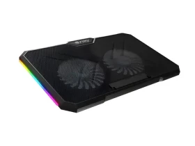 Fury Gunbai G3 černá / Chladicí podložka / pro notebooky do 17,3" / 2x ventilátor / RGB podsvícení / 2x USB 2.0 (NFC-2375)