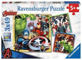 Ravensburger Disney Marvel Avengers 3 x 49 dílků