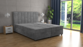 FRONTI Postel VIKI 120x200 šedá