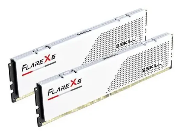 G.Skill Flare X5 96GB (2x 48GB) 6000MHz bílá / DDR5 / CL30 / DIMM / 1.35V / Non-ECC / Unbuffered / EXPO (F5-6000J3036F48GX2-FX5W)