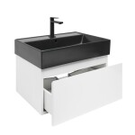 Koupelnová skříňka s umyvadlem SAT B-WAY 59x30x45 cm bílá lesk BWAY60WU2BB BWAY60WU2BB