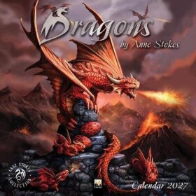 Dragons by Anne Stokes Wall Calendar 2027 (Art Calendar) - kolektiv autorů