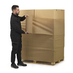2 x Napínací stretch papír šířka 450mm, délka 150m, ze 100% recyklovaný, neprůhledný | RAJA