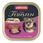ANIMONDA Vom Feinsten Junior paštika drůbeží, zvěřina, brusinky / 100 g / pro malá plemena / bez obilovin