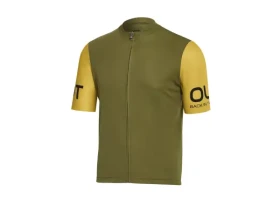 Dotout Grevil pánský dres krátký rukáv Sage Green/Ocra Yellow vel. M