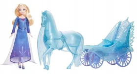 MATTEL Disney Frozen panenka Elsa s kočárkem (JBG56)