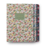 Rifle Paper Co. Linkovaný zápisník Rosa – set 3 ks, zelená barva, papír