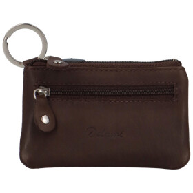 Kožená klíčenka Delami Ely, hnědá
