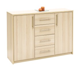 Nábytek Mikulík Komoda AURA 2 - hl. 43 cm ROZMĚR: (š/v/h) 120 x 86 x 43 cm