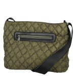 Dámská prošívaná crossbody kabelka s třásněmi Yana, zelená