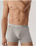 Boxerky Atlantic 3MH-011 A'3 S-2XL černošedá melanž XL