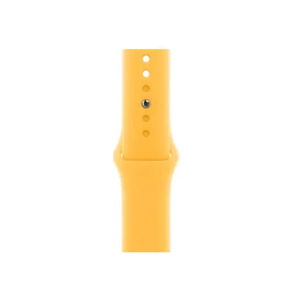 Apple Watch Sport Band 45mm (S/M) paprskově žlutá / Sportovní pásek pro Apple Watch / 140-190mm (MWMW3ZM/A)