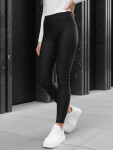 Dámské legíny černé FashionStreet UY2730 XXL