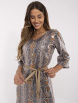 Šaty LK SK 509940.55 tmavě lila S/M