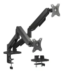 ESTUFF Dual Gas Spring Monitor Mount / Stolní rameno pro dva monitory / plynová pružina (GLB227012)
