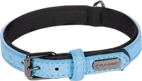 Flamingo Leza Obojek s neoprenovým polstrováním modrá S (FLA-519269)
