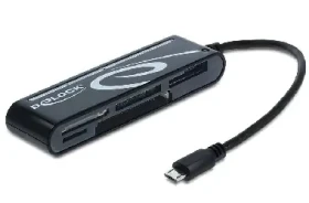 Delock čtečka paměťových karet / micro USB / OTG / 6 slotů (91732)