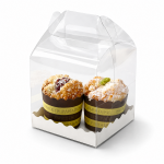 Cake Star Cake Star Plastový box na Bento dort s úchytem (16 x 16 x 18 cm)