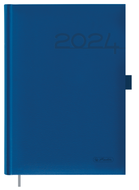 Denní diář 2024 Herlitz A5 - modrý