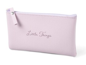 Gifty - Penál etue plochá Little things 21x8cm - Old pink