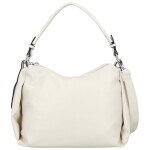 Trendy dámská koženková kabelka na rameno Magdalena, béžová