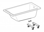 GEBERIT - Selnova Square Vana 170x75x42 cm, bílá 554.385.01.1