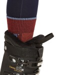 Dámské merino lyžařské ponožky ICEBREAKER Wmns Ski+ Light OTC, Port/Baja/Cedar Wood velikost: 41-43 (L)