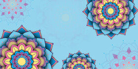 Obálka barevná - mandala