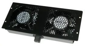 XtendLan Ventilační jednotka pro TELCO rozváděče / Ventilační jednotka / 2x ventilátor / hloubka 600-1200 mm (SFANG02-P)