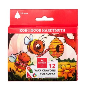 Koh-i-Noor trojhranné voskovky sada 12 ks