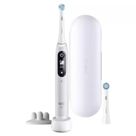 Oral-B iO Series 6s Grey Opal / Elektrický zubní kartáček / Bluetooth / Tlakový senzor / 5 režimů čištění